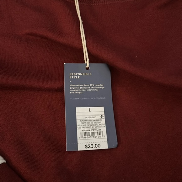 Burgandy Crewneck Sweatshirt - Picture 3 of 5